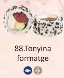 URAMAKI ATUN Y QUESO (8P)