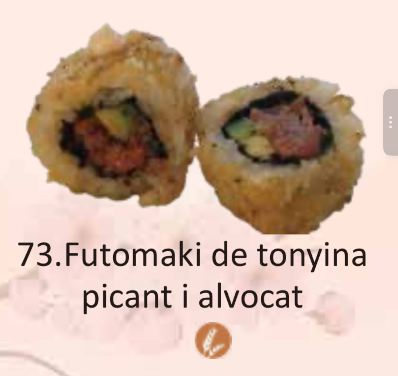 FUTOMAKI ATUN PICANTE Y AGUACATE (4P)