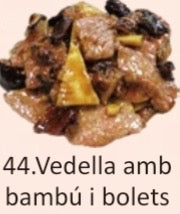 TERNERA CON BAMBU Y SETAS